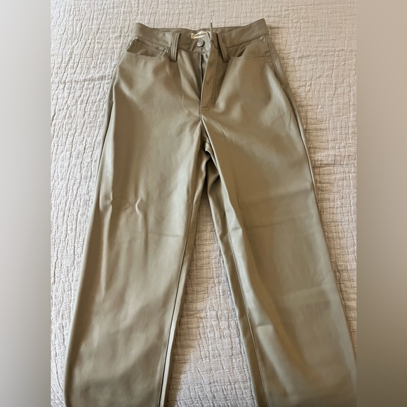 Madewell Pants & Jumpsuits Madewell Vegan Leather Pants Poshmark